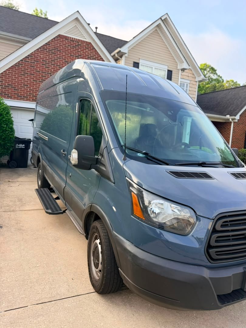 Ben and Dine cargo van parked and ready for delivery