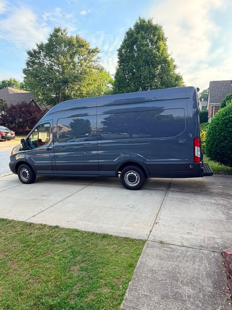 Ben and Dine van wide side view